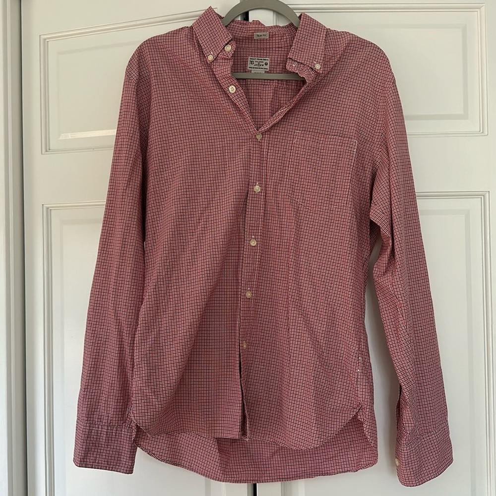 J Crew button up men’s shirt, medium slim fit